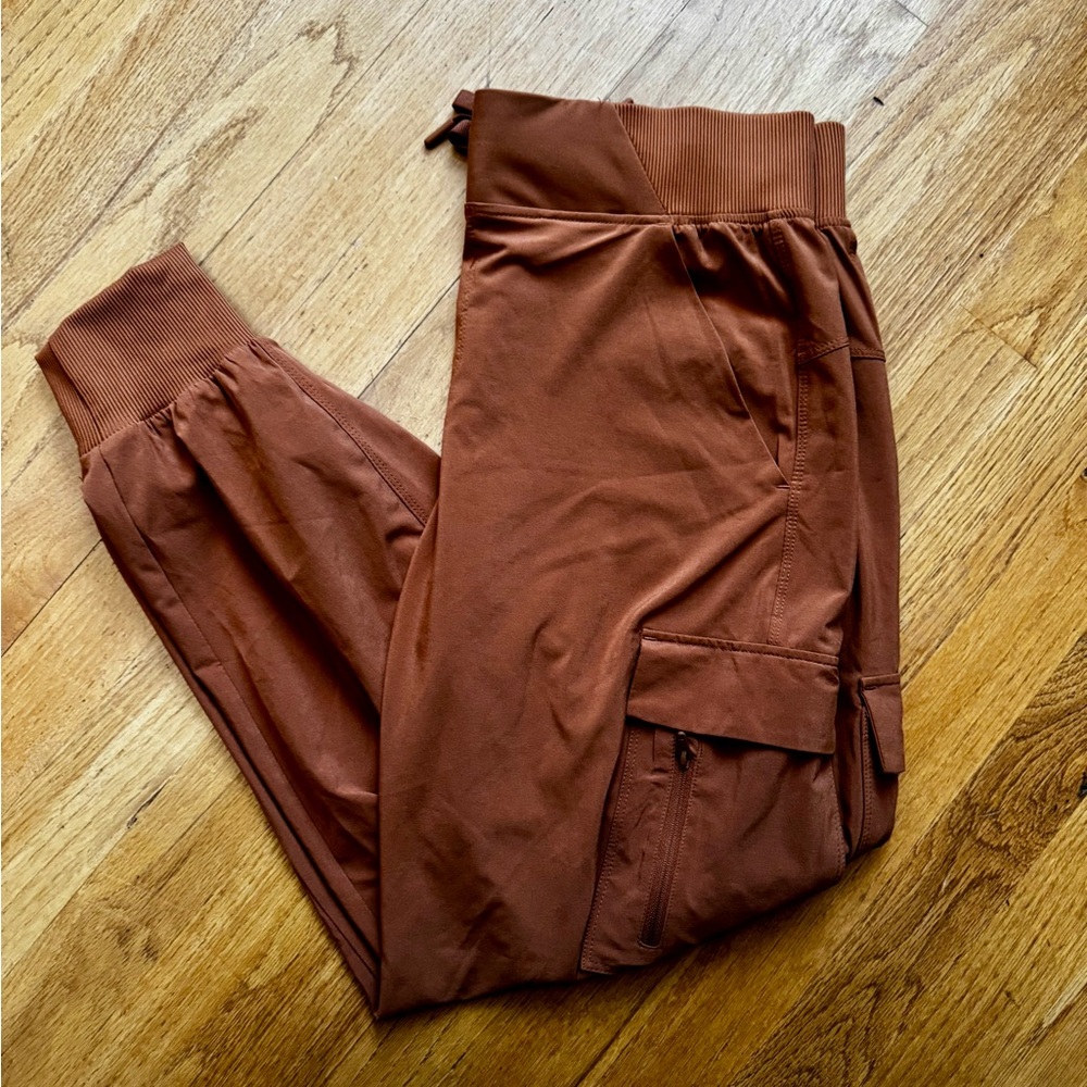all in motion Rust-Colored Cargo Jogger Pants - Picture 3 of 5